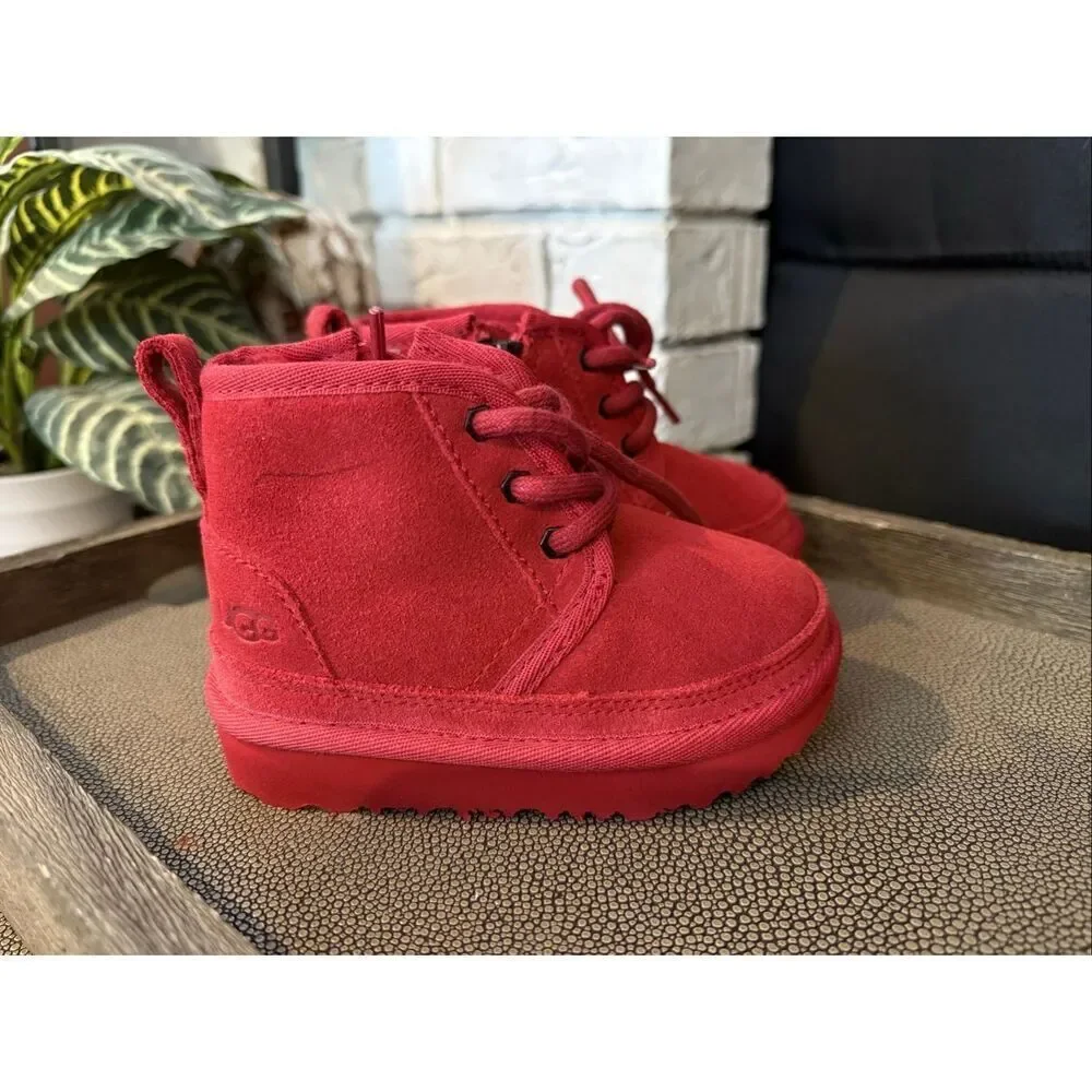 UGG Neumel II Boot Toddler 'Samba Red' 6C-toddler